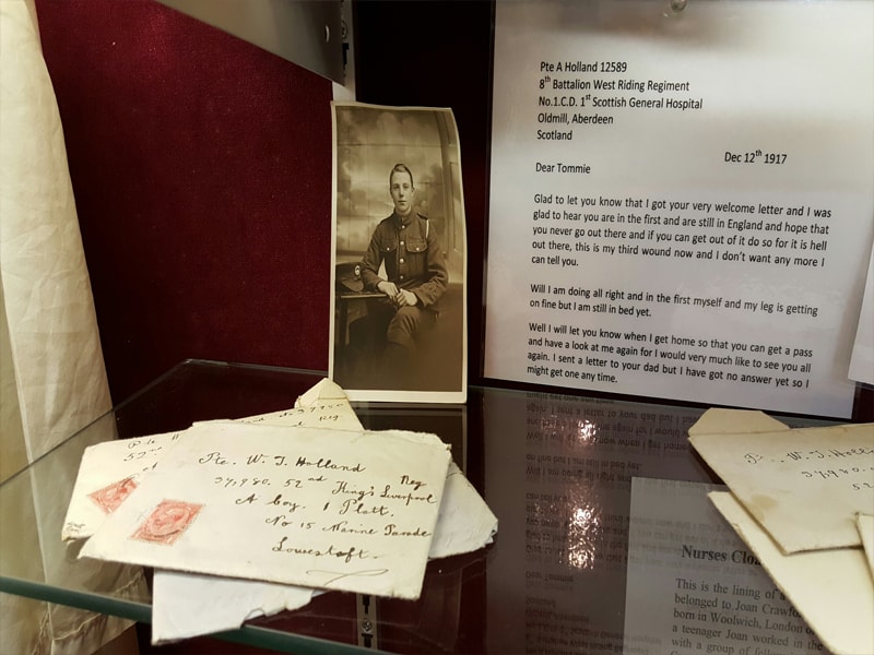 WWI Letters and Photographs Belonging to Private Holland, Found Under Floorboards of his Former Billet at Marine Parade, Lowestoft